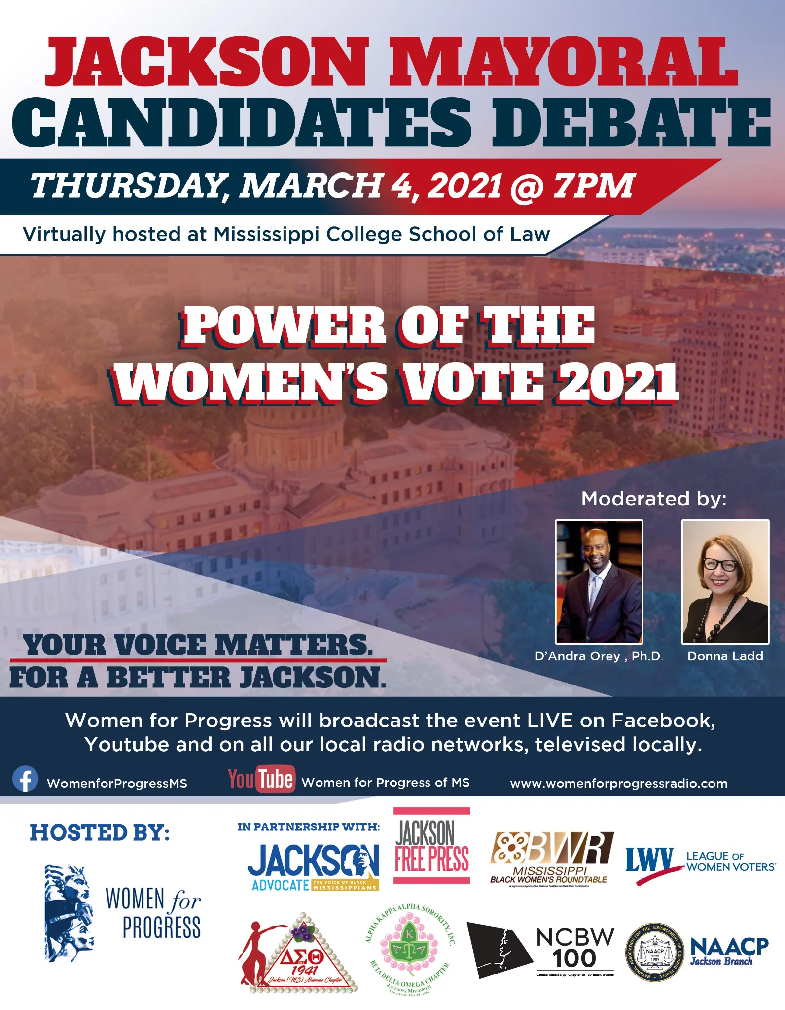 WFPPAC mayoral forum and civic engagement visual